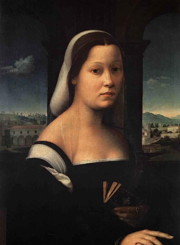 Ridolfo Ghirlandaio Portrait of a Woman France oil painting art